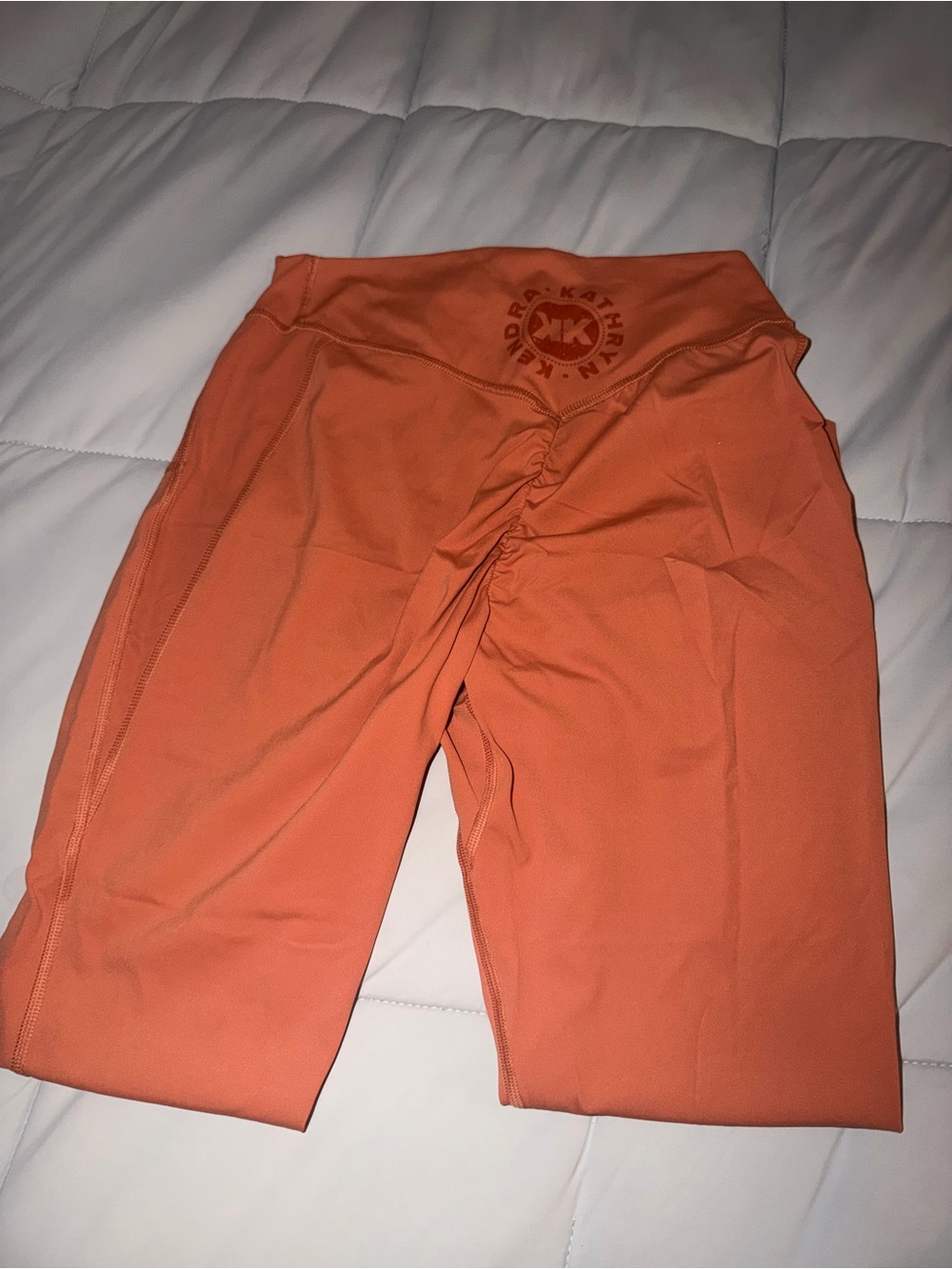 Katherine's Collection Orange Women's Athletic Bike Shorts